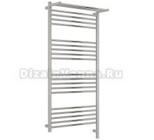 Полотенцесушитель электрический Сунержа Богема 3.1 00-6007-1260 130x65 см, подключение справа, без покрытия, лесенка, с полкой