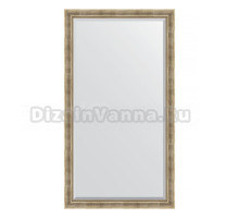 Зеркало напольное Evoform Exclusive Floor BY 6161 112х202 серебряный акведук, в багетной раме, с фацетом