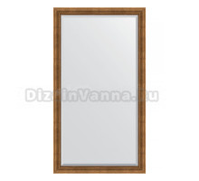 Зеркало напольное Evoform Exclusive Floor BY 6162 112х202 бронзовый акведук , в багетной раме, с фацетом