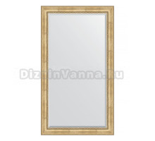 Зеркало напольное Evoform Exclusive Floor BY 6178 117x207 состаренное серебро с орнаментом, в багетной раме, с фацетом