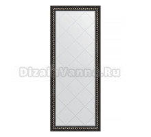 Зеркало напольное Evoform Exclusive-G Floor BY 6308 80x199 черный ардеко, с фацетом, в багетной раме