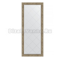 Зеркало напольное Evoform Exclusive-G Floor BY 6313 80х200 виньетка античное серебро, с фацетом, в багетной раме