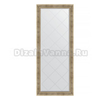 Зеркало напольное Evoform Exclusive-G Floor BY 6321 82х202 серебряный акведук, с фацетом, в багетной раме