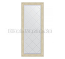 Зеркало напольное Evoform Exclusive-G Floor BY 6323 83х203 травленое серебро, с фацетом, в багетной раме