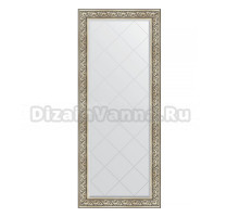 Зеркало напольное Evoform Exclusive-G Floor BY 6334 85х205 барокко серебро, с фацетом, в багетной раме