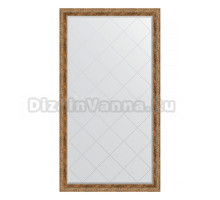 Зеркало напольное Evoform Exclusive-G Floor BY 6354 110х200 виньетка античная бронза, с фацетом, в багетной раме