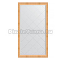 Зеркало напольное Evoform Exclusive-G Floor BY 6356 110х200 травленое золото, с фацетом, в багетной раме