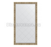 Зеркало напольное Evoform Exclusive-G Floor BY 6361 112х202 серебряный акведук, с фацетом, в багетной раме