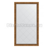 Зеркало напольное Evoform Exclusive-G Floor BY 6362 112х202 бронзовый акведук, с фацетом, в багетной раме