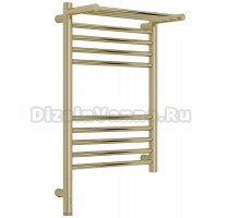 Полотенцесушитель электрический Сунержа Богема 3.1 020-6006-6040 70x45 см, подключение слева, шампань, лесенка, с полкой