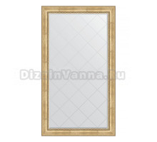 Зеркало напольное Evoform Exclusive-G Floor BY 6378 117х207 состаренное серебро с орнаментом, с фацетом, в багетной раме