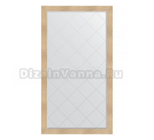 Зеркало напольное Evoform Exclusive-G Floor BY 6384 111х201 золотые дюны, с фацетом, в багетной раме