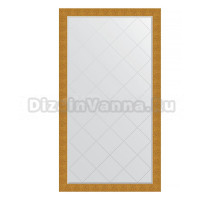 Зеркало напольное Evoform Exclusive-G Floor BY 6385 111х201 чеканка золотая, с фацетом, в багетной раме