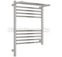 Полотенцесушитель электрический Сунержа Богема 3.1 00-6006-6050 70x55 см, подключение слева, без покрытия, лесенка, с полкой