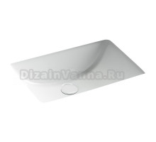 Раковина встраиваемая снизу Ceramicanova Era CN15001 52 глянцевая белая, прямоугольная