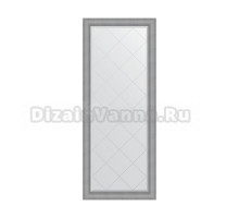 Зеркало напольное Evoform Exclusive-G Floor BY 6389 82х202 серебряная кольчуга, с фацетом, в багетной раме