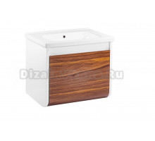 Тумба с раковиной Veedi Vision 80 орех