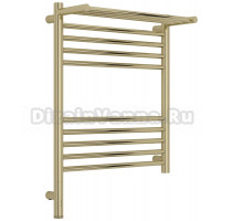 Полотенцесушитель электрический Сунержа Богема 3.1 020-6006-6050 70x55 см, подключение слева, шампань, лесенка, с полкой