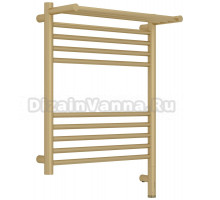 Полотенцесушитель электрический Сунержа Богема 3.1 022-6007-6050 70x55 см, подключение справа, матовая шампань, лесенка, с полкой