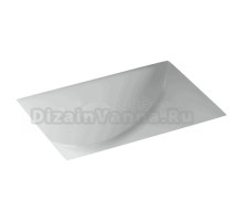 Раковина встраиваемая снизу Ceramicanova Era CN15002 46 глянцевая белая, прямоугольная