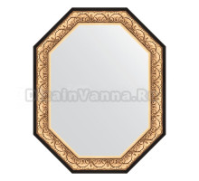 Зеркало Evoform Octagon BY 7244 80х100 барокко золото, в багетной раме