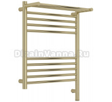 Полотенцесушитель электрический Сунержа Богема 3.1 020-6007-6050 70x55 см, подключение справа, шампань, лесенка, с полкой