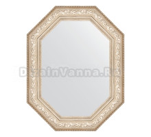 Зеркало Evoform Octagon BY 7256 80х100 виньетка серебро, в багетной раме