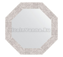 Зеркало Evoform Octagon BY 7308 57 соты алюминий, в багетной раме