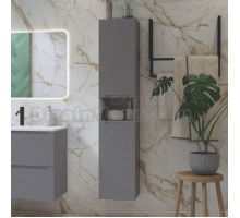 Шкаф-пенал для ванной ЗОВ Дион 30 платиновый