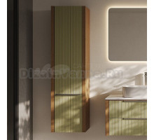 Шкаф-пенал для ванной ЗОВ Валенсия 45 зеленый тростник