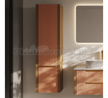 Шкаф-пенал для ванной ЗОВ Валенсия 45 бежево-розовый