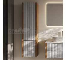 Шкаф-пенал для ванной ЗОВ Валенсия 45 камень