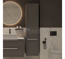 Шкаф-пенал для ванной ЗОВ Севилья 35 платиновый