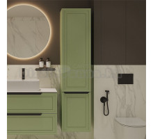Шкаф-пенал для ванной ЗОВ Севилья 35 фисташковый