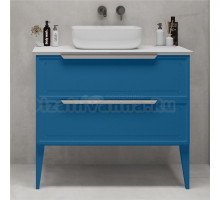 Тумба с раковиной ЗОВ Севилья 100 подвесная, капри, белая