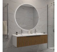 Мебель для ванной комнаты ЗОВ Кито 120 подвесная, белая, тростник