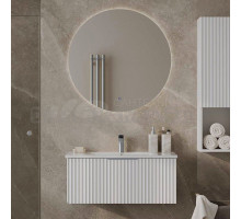 Мебель для ванной комнаты ЗОВ Кито Флавио 100 подвесная, белая pet