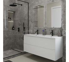 Мебель для ванной комнаты ЗОВ Дион 120 подвесная, матовая белая