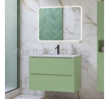 Мебель для ванной комнаты ЗОВ Дион 60 подвесная, фисташковая
