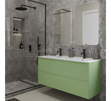 Мебель для ванной комнаты ЗОВ Дион 120 подвесная, фисташковая