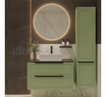 Мебель для ванной комнаты ЗОВ Севилья 100 подвесная, фисташковая, куритиба