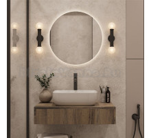 Мебель для ванной комнаты ЗОВ Токио 80 подвесная, древесина аттик, 1 вырез