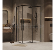 Душевой уголок Grossman Galaxy 300.K33.01.1080.42.00 100х80 см, профиль графит сатин, стекло прозрачное