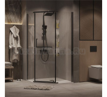 Душевой уголок Grossman Pragma 302.K33.03.1010.42.00 100х100 см, профиль графит сатин, стекло прозрачное