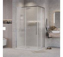 Душевой уголок Grossman Galaxy 300.K33.01.70R11L.10.02 110х70 см, профиль глянцевый хром, стекло шиншилла