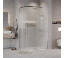 Душевой уголок Grossman Galaxy 300.K33.01.12R80L.10.02 120х80 см, профиль глянцевый хром, стекло шиншилла