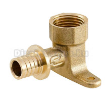 Угольник ONDO OXLW1612 гайка-цанга, 16x1/2" ВР с креплением