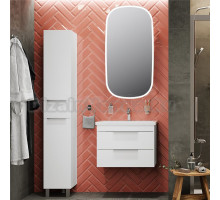 Мебель для ванной комнаты STWORKI Копенгаген 70 подвесная, белая, зеркало AM.PM Func 65