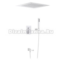 Душевой комплект Timo Selene SX-2039/16SM С ВНУТРЕННЕЙ ЧАСТЬЮ, белый матовый