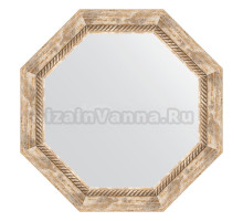 Зеркало Evoform Octagon BY 7318 58 прованс с плетением, в багетной раме